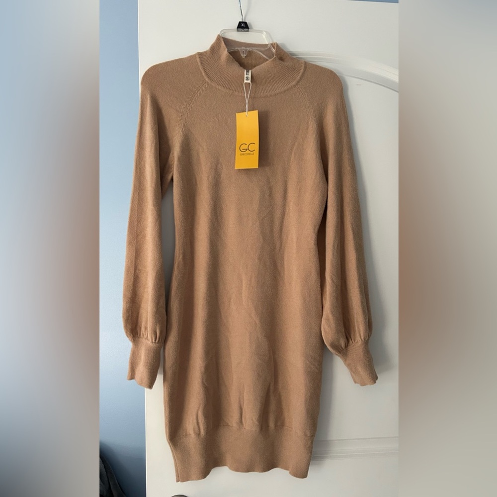 GC Women's Tan Sweater Dress
